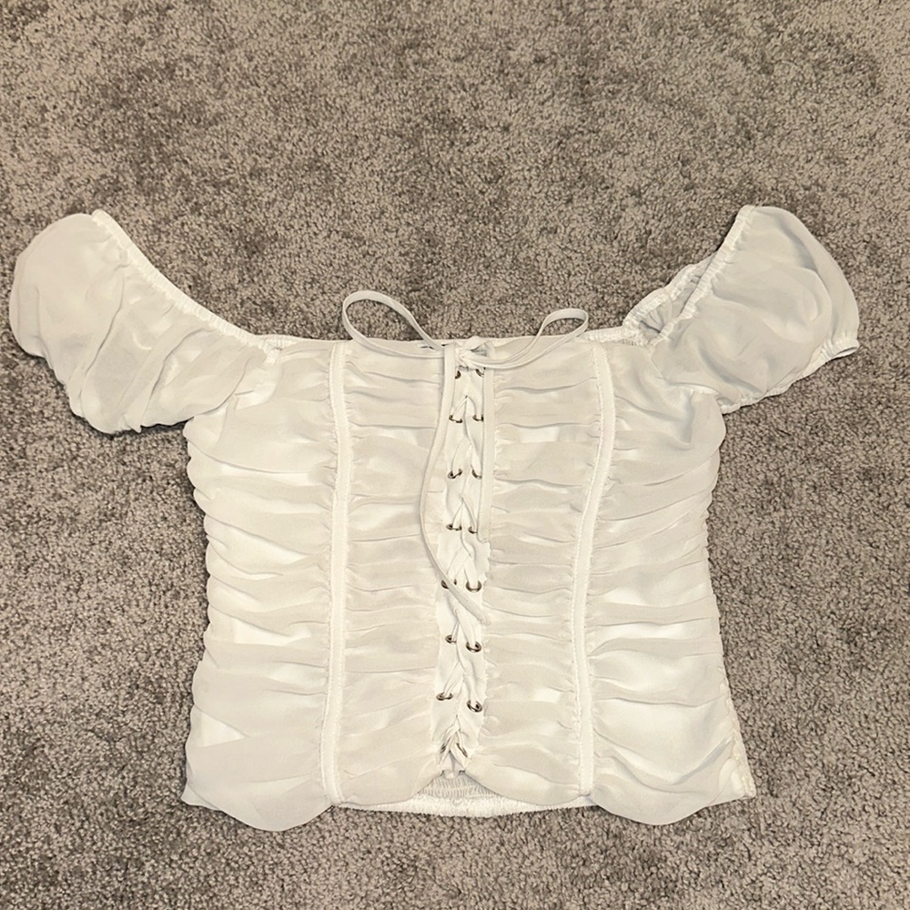 privy off the shoulder top size s